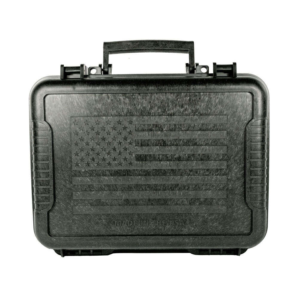 Hard gun Cases Outdoor Connection Polypropylene OUT 10017       MOLDED PISTOL CASE         US FLAG • Model: Polypropylene